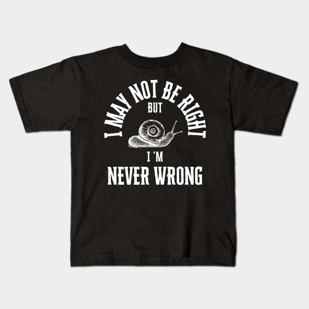 Never-not-funny Kids T-Shirt by WordsOfVictor